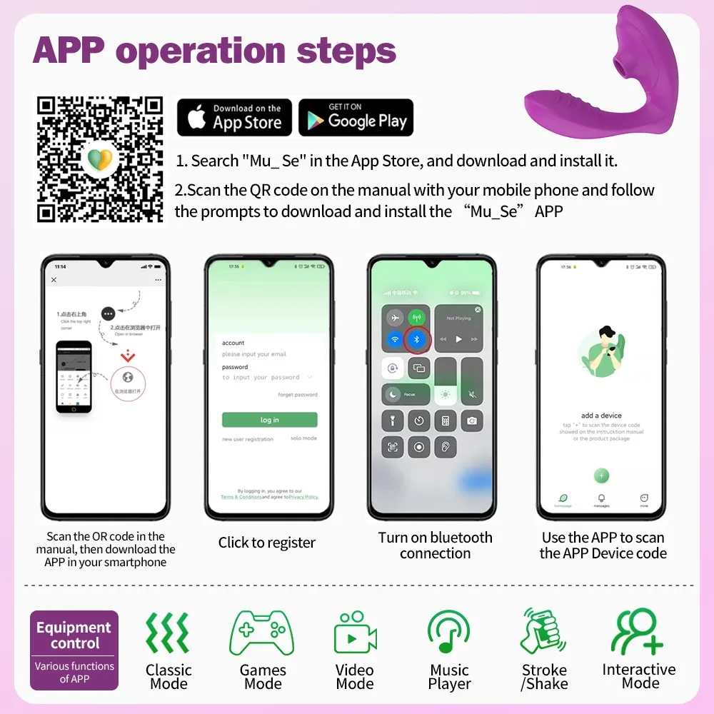 Vibromasseur clitoridien 2 en 1 aspirateur de clitoris stimulateur point G connecté 10 mode succion et 10 modes de vibration